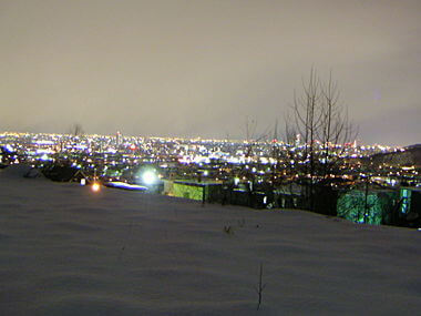 山からの夜景