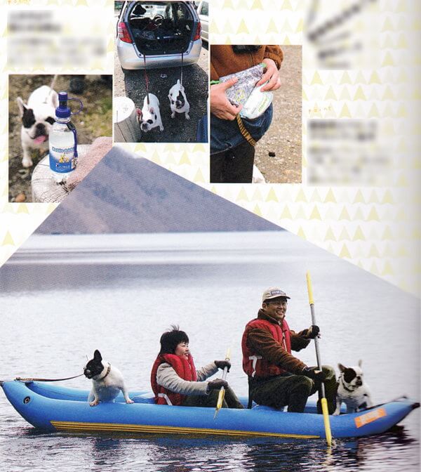 一家でカヌー、雑誌掲載