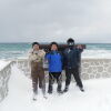 [江ノ島で記念写真]