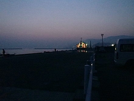 朝マズメに撤収