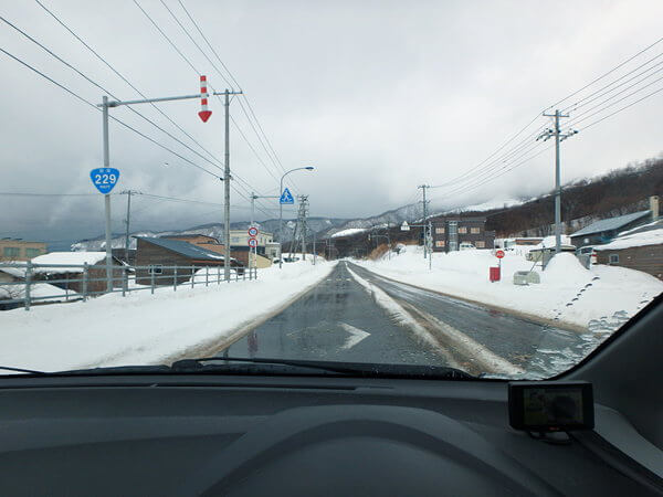 雪が少なくて快調