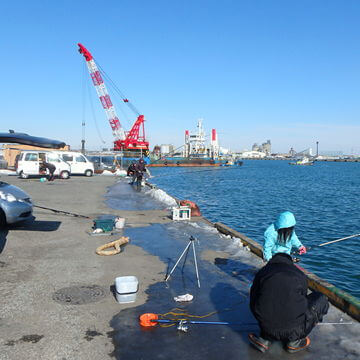 チカ釣り風景