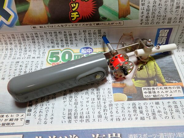 ワカサギ電動リール！