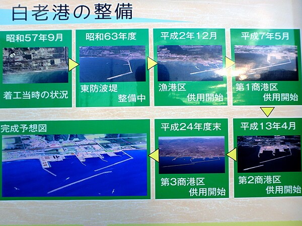 白老港紹介看板#2