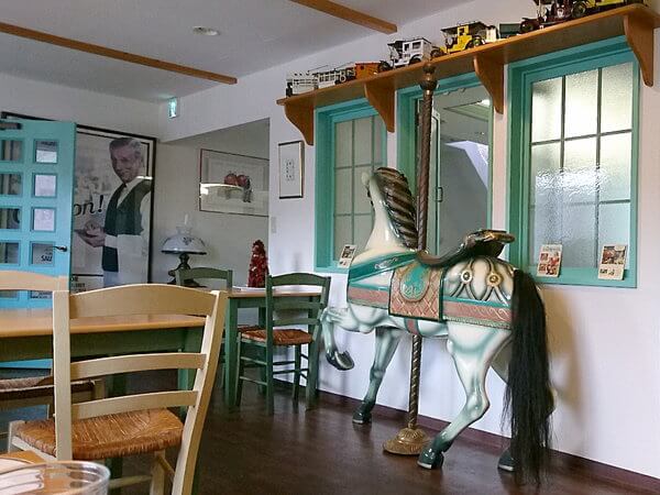 2階でランチ