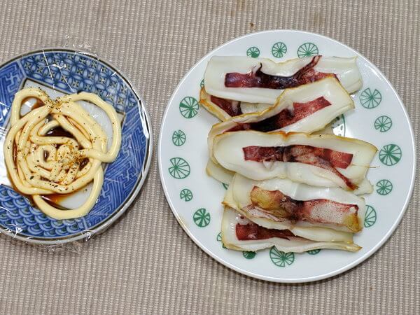 一夜干しを炙って食す
