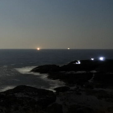 [夜の有名磯]
