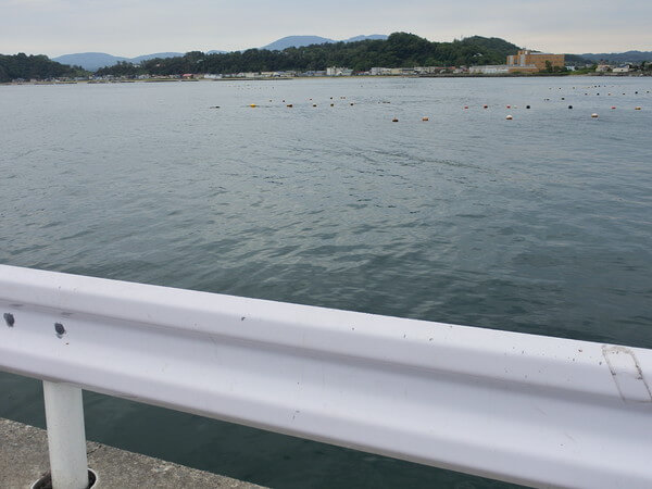 手前、根掛かり注意