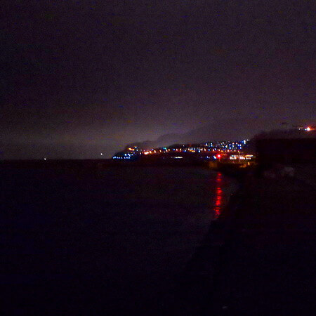 [小樽港の夜]