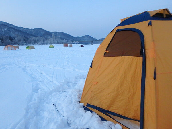 テント建てちゃえば、あとは天国
