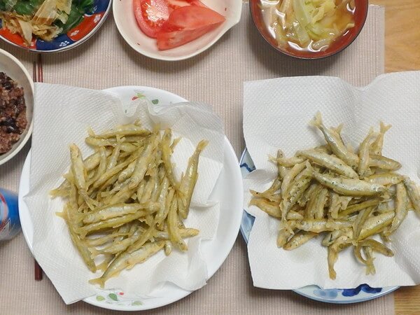 カレーチーズ味と青海苔味