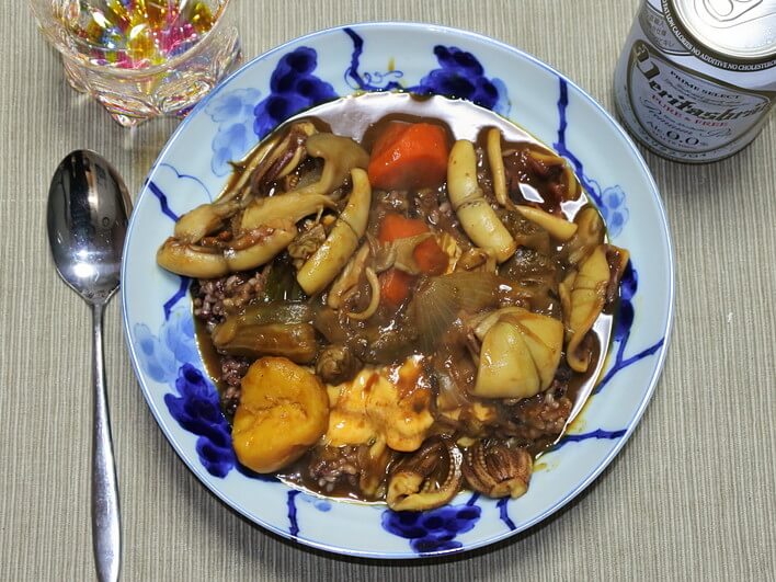 イカたっぷりカレー♪