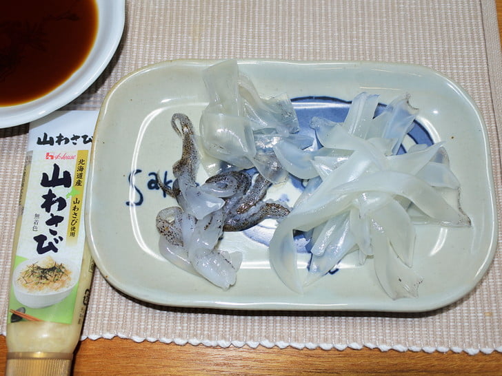 お刺身、うまぁい