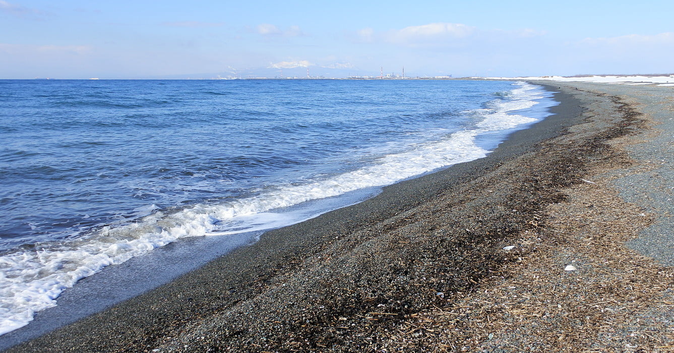 冬の太平洋サーフ