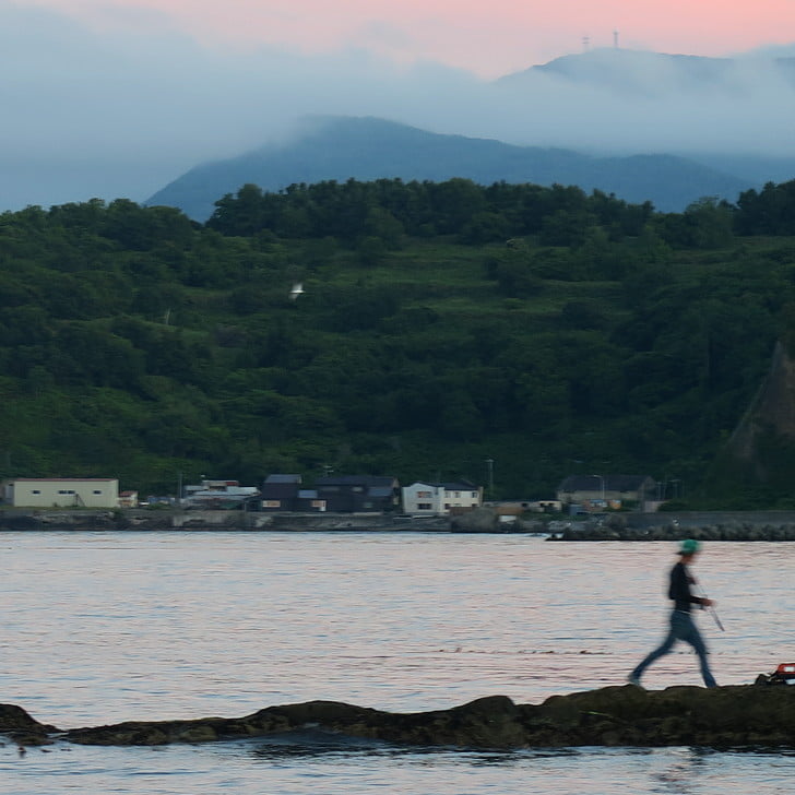[夕凪の海辺]