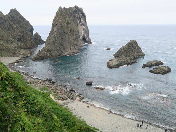 島武意海岸へ