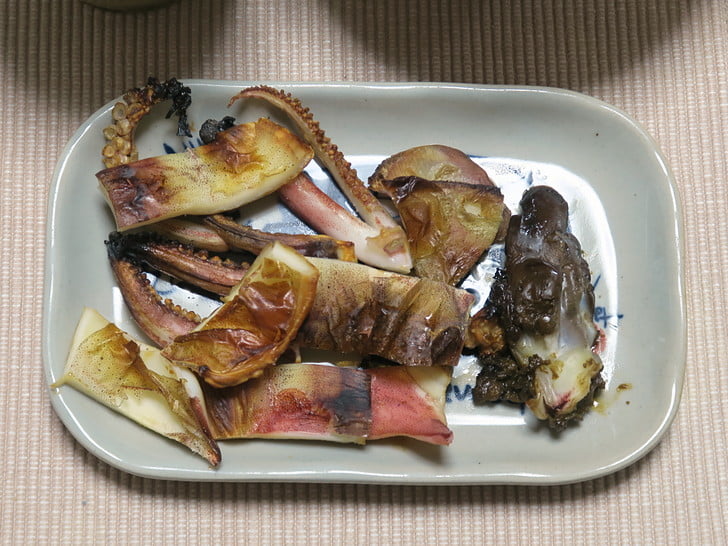 戻りマイカの一夜干し焼き
