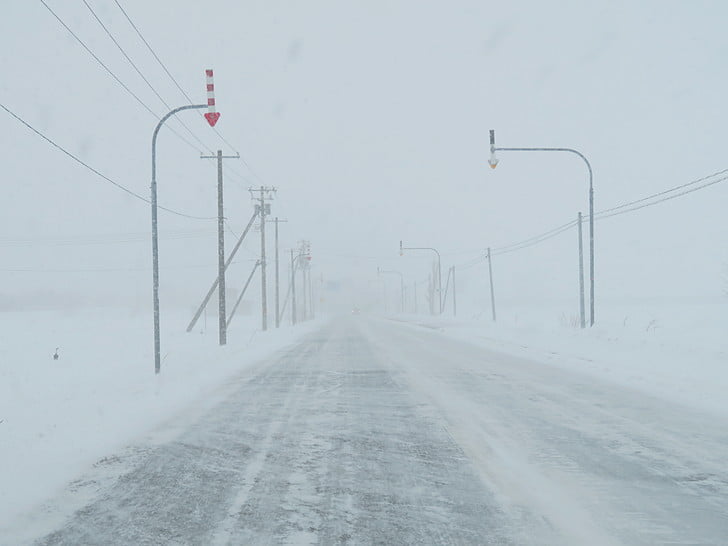 地吹雪が・・