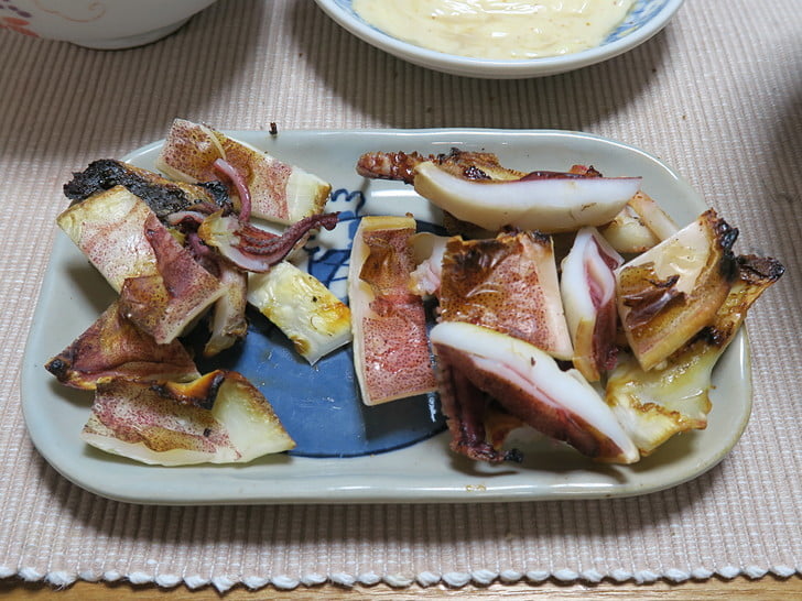 2種のイカの一夜干し焼き