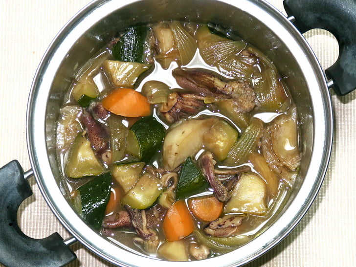 卵入りメスは煮物に