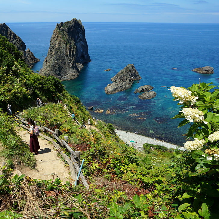 [夏の島武意海岸]