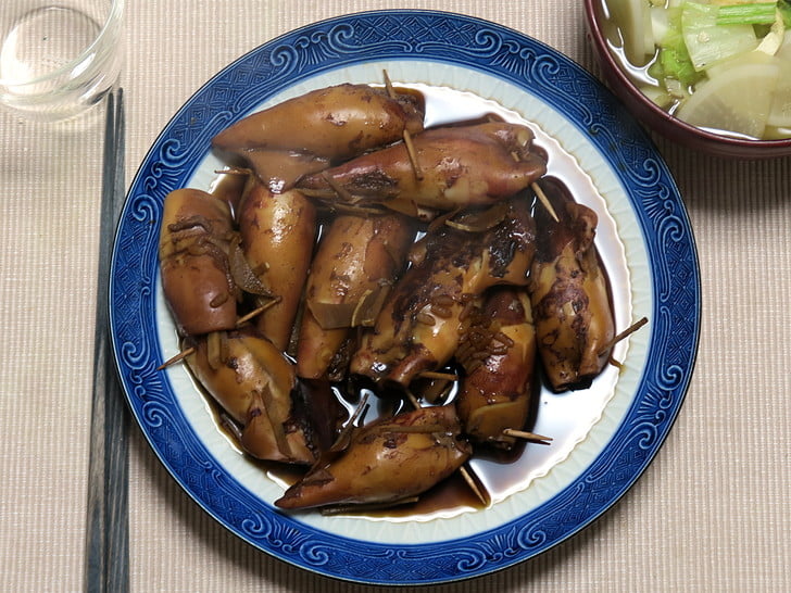 圧力鍋でイカめし
