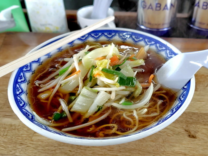 旨いラーメンにいやされた