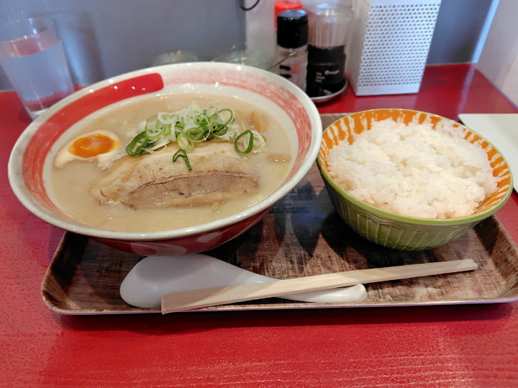 ラーメンで回復
