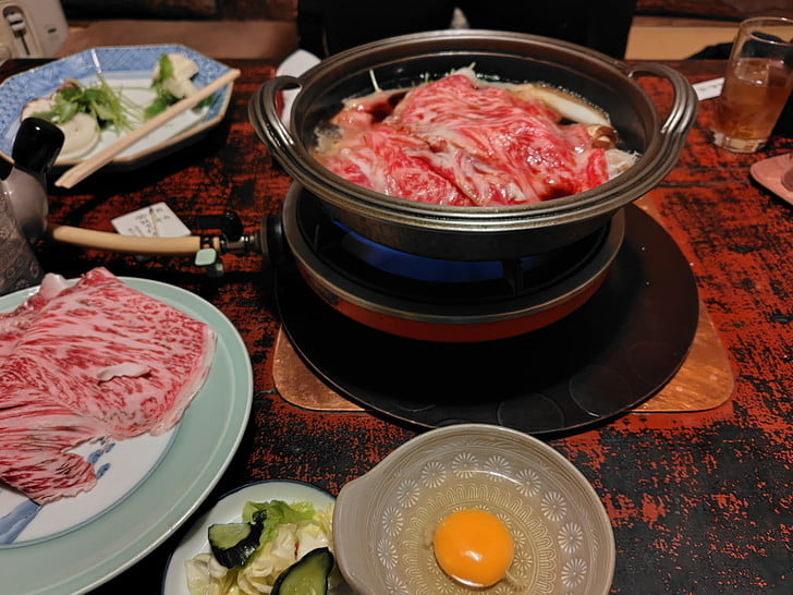 阿佐利本店のすき焼き