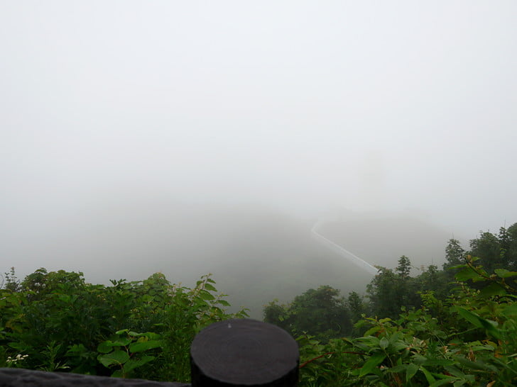 濃霧の地球岬