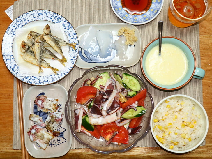 アオリ小アジ御膳