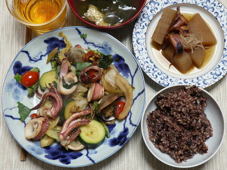 ホットサラダといか大根