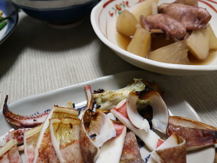 焼き物と煮物