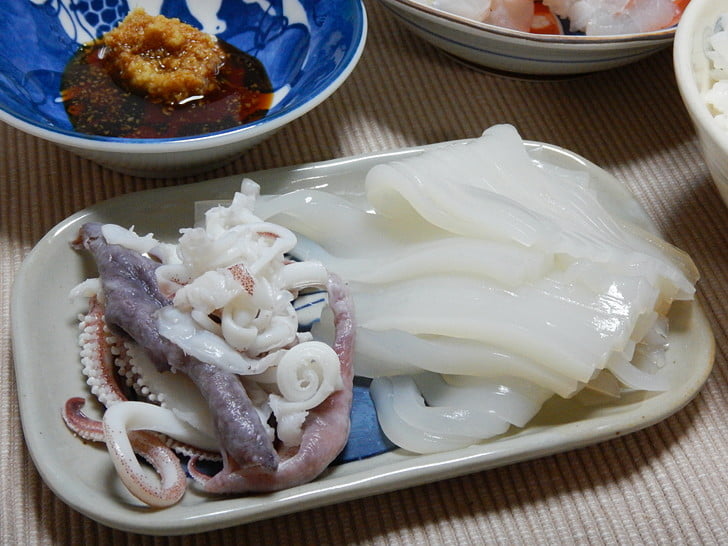 イカ刺し美味
