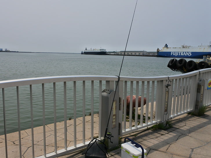 許された釣り場