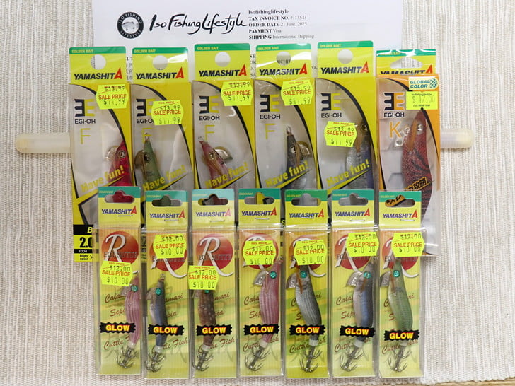 海外からエギまとめ買い