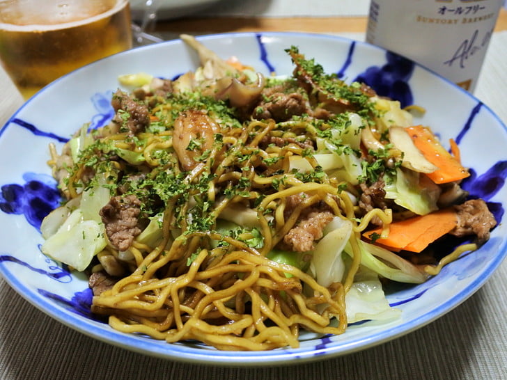 イカ入り焼きそば
