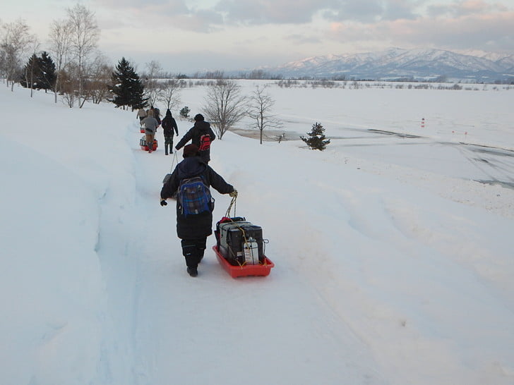緩斜路で楽ちん
